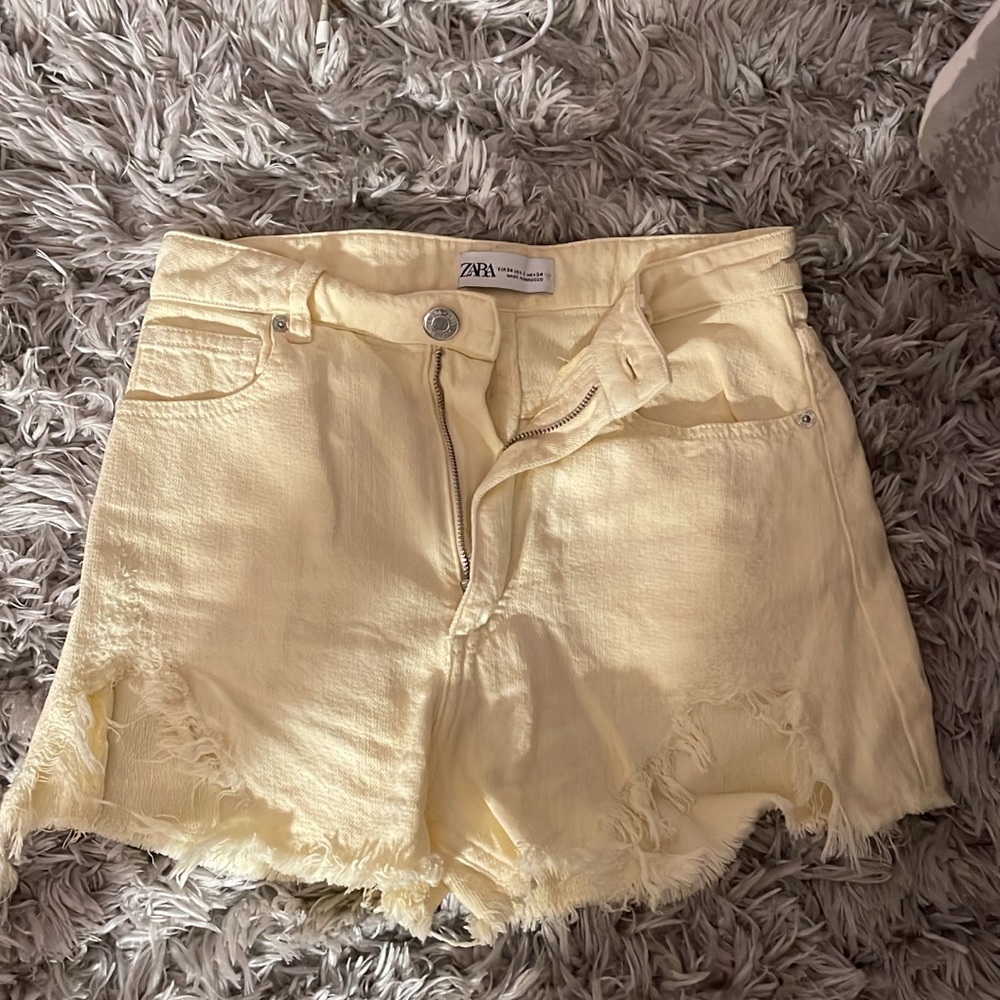 COPY - zara yellow shorts